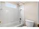 Bright bathroom with a shower and tub combination at 1545 Heritage Trl, Roswell, GA 30075