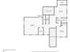 Detailed second floor plan featuring multiple bedrooms and an open area at 1545 Heritage Trl, Roswell, GA 30075
