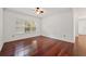 Bright living room with beautiful hardwood floors and a ceiling fan at 2700 Pine Tree Ne Rd # 3010, Atlanta, GA 30324