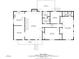 Floor plan depicting layout of the second floor: kitchen, dining room, bedrooms, and porch at 3640 Shelby Ln, Marietta, GA 30062