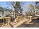 Wide planked wood deck with railings overlooking the backyard at 190 Clydesdale Se Ln, Mableton, GA 30126