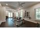 Spacious gym featuring weight training equipment, punching bag, and natural light from windows at 25309 Plantation Ne Dr # 309, Atlanta, GA 30324