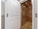 Elevator with decorative wood interior at 9795 Terrace Lake Pointe, Roswell, GA 30076