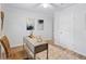 Well-lit bedroom featuring wood-look flooring, neutral paint, and modern décor at 5273 Glenridge Dr # 5273, Sandy Springs, GA 30342