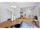 Bright dining room with decor and open layout at 5273 Glenridge Dr # 5273, Sandy Springs, GA 30342