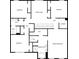 Second floor layout featuring bedrooms, bathrooms, laundry room, walk-in closet and Gathering room at 8120 Berrywood Ct, Covington, GA 30014