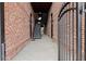 Outdoor staircase between brick walls leading to an upper level at 1459 Village Park Ct, Atlanta, GA 30319