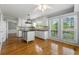Spacious kitchen with a center island, great lighting, and an open layout at 5445 Mountain Trl, Douglasville, GA 30135