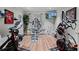 Well-equipped home gym with modern machines and equipment provides a convenient workout space at 2805 Cambria Ct, Cumming, GA 30041
