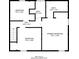 Detailed floor plan showing layout of second floor, including primary bedroom and bathroom at 6218 Creekford Ln, Lithonia, GA 30058