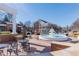 Outdoor seating area with a fountain and picturesque view of shops at the Smyrna Market Village at 806 Lismore Se, Smyrna, GA 30080