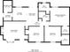 Detailed floor plan showcasing the layout of the home, including room dimensions and features at 2419 Leslie Brook Dr, Decatur, GA 30035