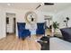 Bright and stylish living room with wood floors and comfortable seating at 1801 Beecher Sw St, Atlanta, GA 30310