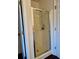 Bathroom with a shower featuring a clear glass enclosure and chrome shower head at 2586 Abbotts Glen Dr, Acworth, GA 30101