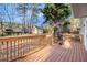 The spacious back deck offers great views of the big back yard at 170 Charlotte Blvd, Stockbridge, GA 30281