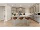 Stylish kitchen with a large central island with barstool seating and stainless steel appliances at 48 Masters Dr, Villa Rica, GA 30180