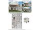 Monroe home plan showing elevations and main floor plan with 2-3 bedrooms and 2 car garage at 61 Colonial Terrace, Villa Rica, GA 30180