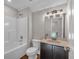 Modern bathroom featuring a bathtub and vanity at 71 Colonial Terrace, Villa Rica, GA 30180