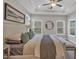 Luxurious main bedroom with tray ceiling and serene outdoor views at 71 Colonial Terrace, Villa Rica, GA 30180
