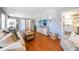 Inviting living room with hardwood floors and a view of the kitchen at 773 Forest Ridge Se Dr, Marietta, GA 30067