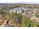 Aerial view of a neighborhood with a view of the city skyline at 1265 Emerald Se Ave, Atlanta, GA 30316