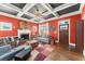 Cozy living room with fireplace, hardwood floors, and ample seating at 1265 Emerald Se Ave, Atlanta, GA 30316