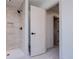 Modern bathroom featuring a tiled shower and sleek fixtures, perfect for a spa-like experience at 279 Laura Cir, Bowdon, GA 30108