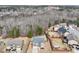 Aerial view shows the house nestled in a suburban community at 520 Ballyshannon Dr, Dacula, GA 30019