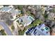 An aerial view of the estate with in-ground pool and mature trees at 2892 Darlington Run, Duluth, GA 30097