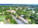 Aerial view of the community clubhouse with parking, trees, and landscaping at 2892 Darlington Run, Duluth, GA 30097