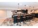 Home bar area featuring a countertop with seating at 3045 Camp Branch Rd, Buford, GA 30519