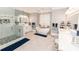 Large bathroom boasts free standing tub, walk-in shower, and double vanity sinks at 3045 Camp Branch Rd, Buford, GA 30519