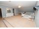 Bedroom with plush carpeting, dormered ceiling, neutral color scheme, and sitting area at 3045 Camp Branch Rd, Buford, GA 30519