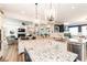 Bright, open kitchen with granite countertops and modern appliances at 3045 Camp Branch Rd, Buford, GA 30519