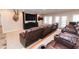 Comfortable home theater with recliner seating at 3045 Camp Branch Rd, Buford, GA 30519