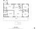 Floor plan of a home featuring 3 bedrooms, a kitchen, living room, and dining area at 511 Monroe Cole Rd, Dallas, GA 30157