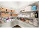 Walk-in pantry with ample shelving, providing plenty of storage space for food and supplies at 170 Wheaten Dr, Woodstock, GA 30188