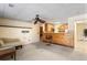 Finished basement featuring a kitchenette and an open living area at 935 Sunset Ridge Ln, Lawrenceville, GA 30045