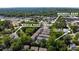 A bird's eye view of 321 Dilbeck property near Roswell and Wieuca Roads, surrounded by lush trees at 321 Dilbeck Ne Cir, Atlanta, GA 30342