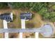 Aerial view of the property and landscaping at 6604 Destiny Se Dr, Mableton, GA 30126