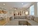 Living room showcasing a large sectional sofa and views into the connecting rooms of the home at 1453 Midview Dr, Decatur, GA 30032