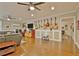 Spacious living room with hardwood floors, recessed lighting, and eclectic decor creating an inviting space at 1453 Midview Dr, Decatur, GA 30032