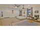 Relaxing living room with hardwood floors, projector, and comfortable seating at 1453 Midview Dr, Decatur, GA 30032