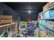 Basement storage area with organized bins and boxes, providing ample space for belongings at 1453 Midview Dr, Decatur, GA 30032