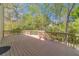 Spacious deck with wood railing, perfect for outdoor entertaining and relaxation at 776 Myerston Ct, Lawrenceville, GA 30044