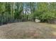 Large fenced backyard at 2081 Beecher Sw Rd, Atlanta, GA 30311