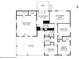 A black and white floor plan with the room dimensions at 2081 Beecher Sw Rd, Atlanta, GA 30311