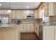 Modern kitchen with stainless steel appliances, granite countertops, custom cabinets, and a center island at 4036 Winding Valley Se Dr, Smyrna, GA 30082