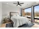 Bright bedroom features large windows, a ceiling fan, and hardwood floors at 1307 Glenwood Se Ave, Atlanta, GA 30316