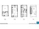 Floor plan showcasing the layout including garage, kitchen, living spaces, bedrooms, and roof deck at 1307 Glenwood Se Ave, Atlanta, GA 30316